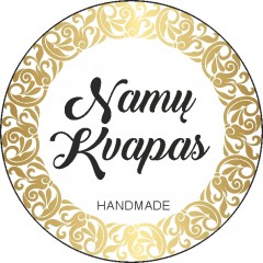 Lipdukas- etiketė "Namų kvapas" (apvalus) Lipdukas- etiketė "Namų kvapas" (apvalus)